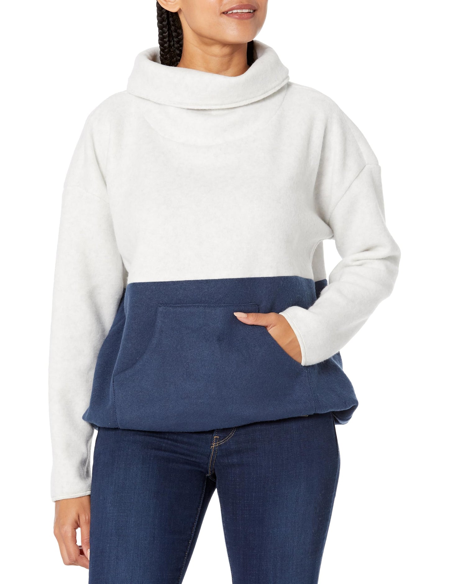 Carve Designs Women's Rowayton Colorblock Cowl Neck Top