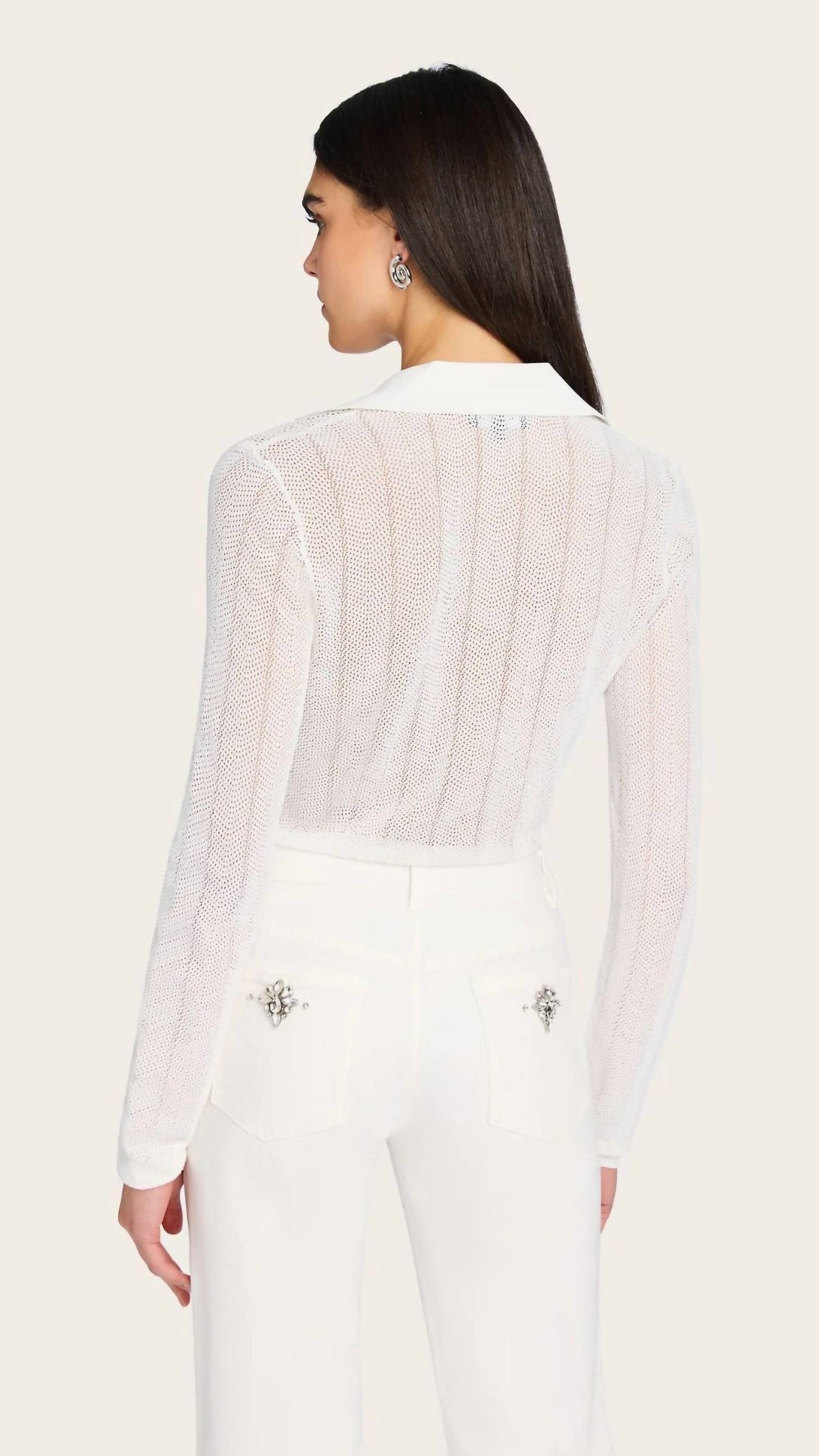 Generation Love - Megan Pointelle Cardigan