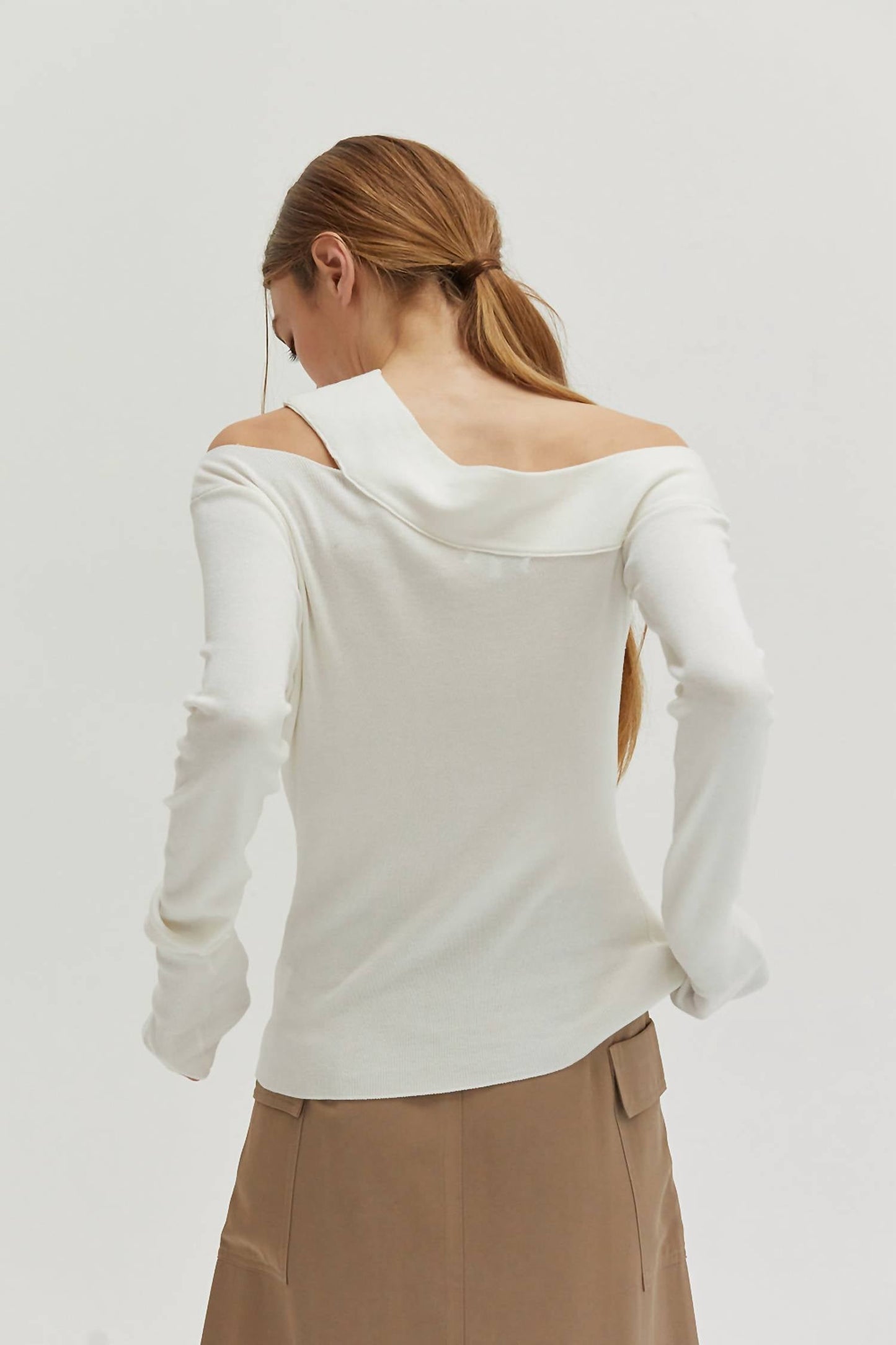 Crescent - One Shoulder Top