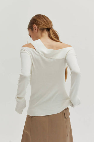 Crescent - One Shoulder Top