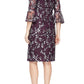 Alex Evenings - Embroidered Sequin Lace Sheath Dress