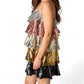 Buddylove - DISCO TIERED SEQUIN SHORT DRESS