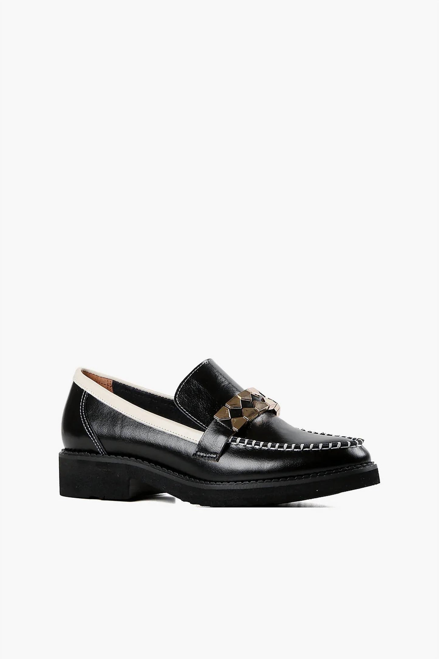 All Black - Women's Clip And Stitch Loafer