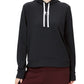Under Armour Women's Rival Terry Hoodie - Black/White, Large