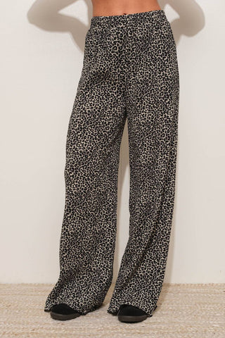Pretty Garbage - Simone Leopard Plisse Pants