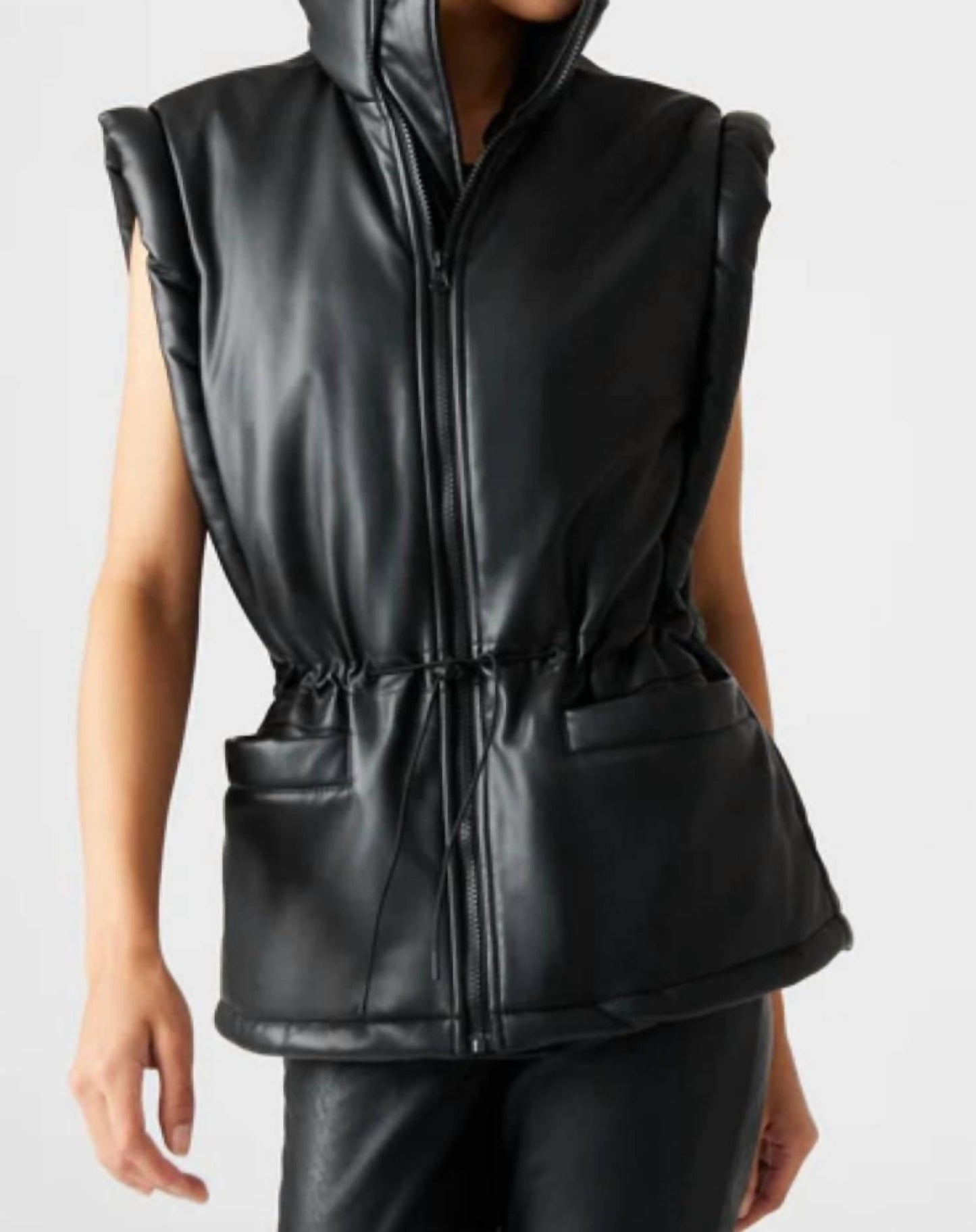 Steve Madden - Celestina Faux Leather Vest