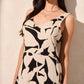 Tribal - Print Sleeveless High-low Dress