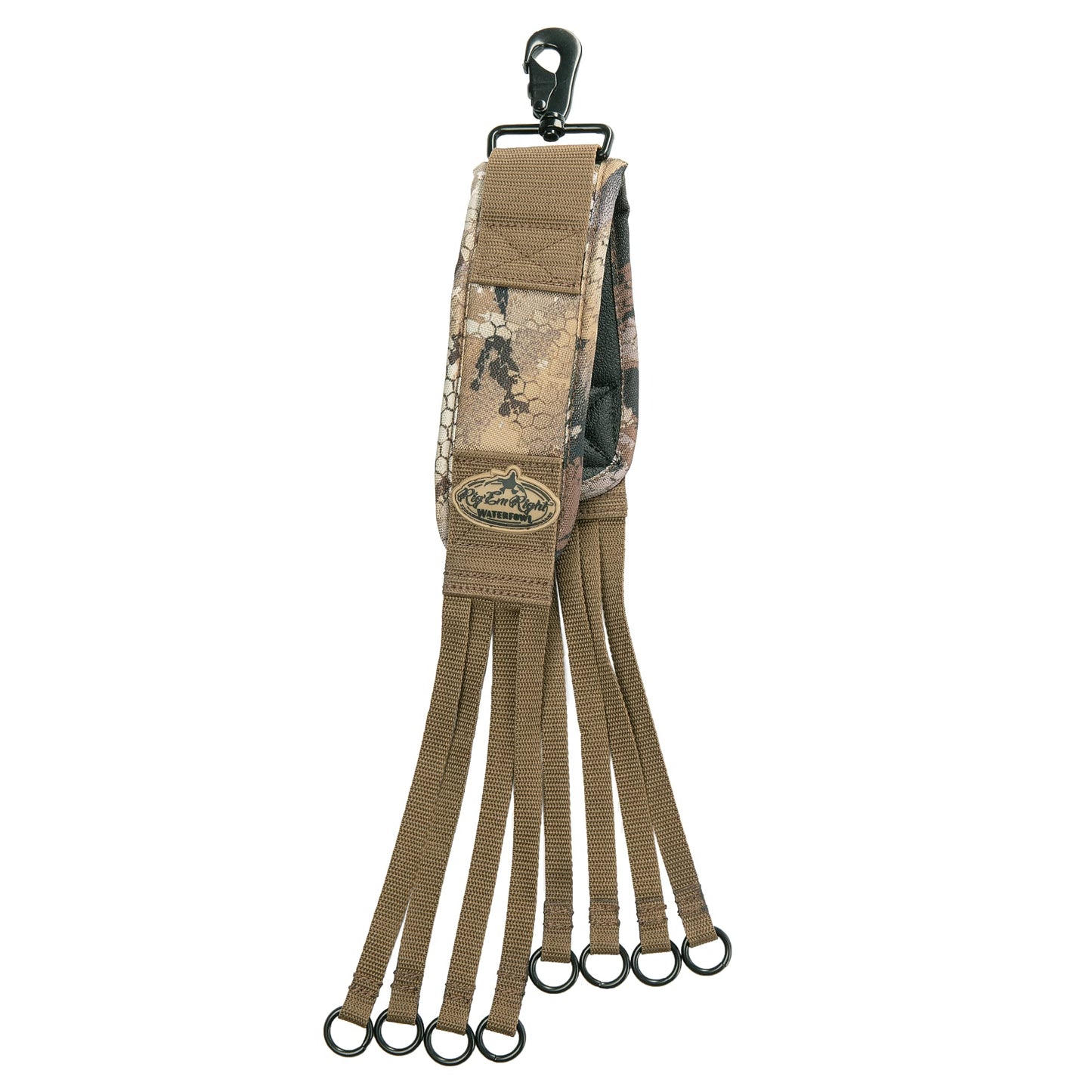 Rig Em Right Waterfowl Non Slip Game Strap with Leg Loop and Spring Clip Optifade Marsh Camo