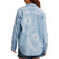Free People - Airbrushed Blossom Denim Shirt