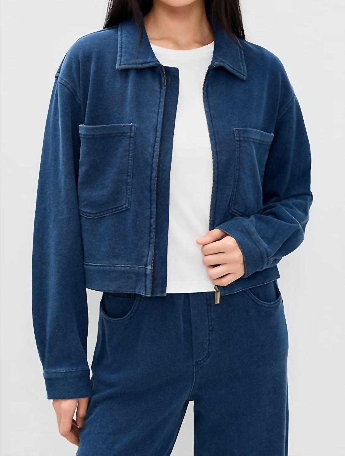 Z Supply - Heritage Knit Denim Jacket
