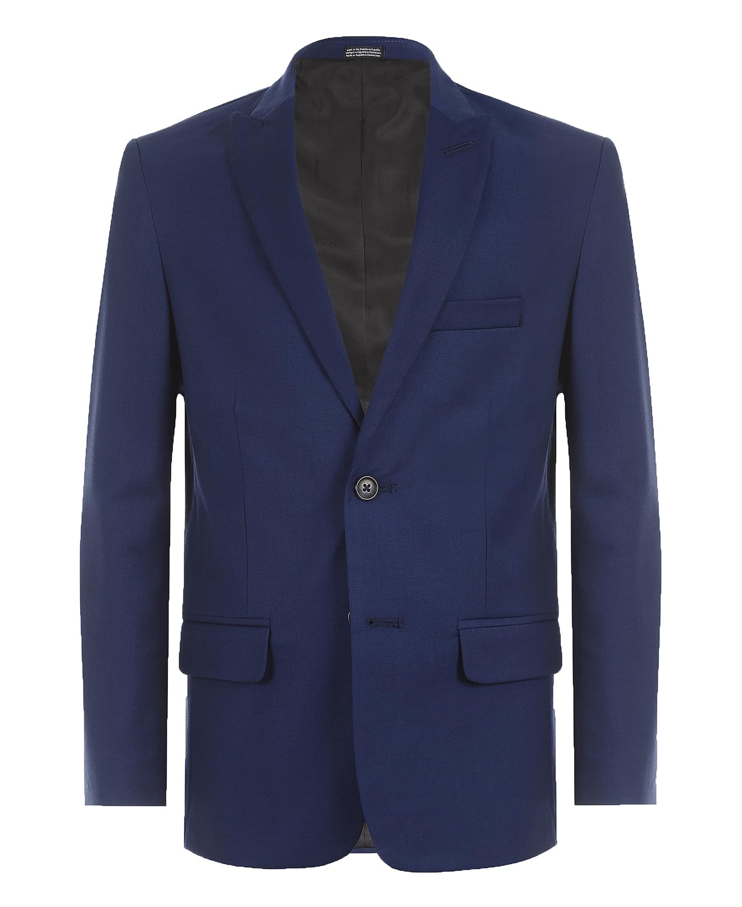 Calvin Klein Boys' Solid Blazer Jacket, Infinite Blue, 12