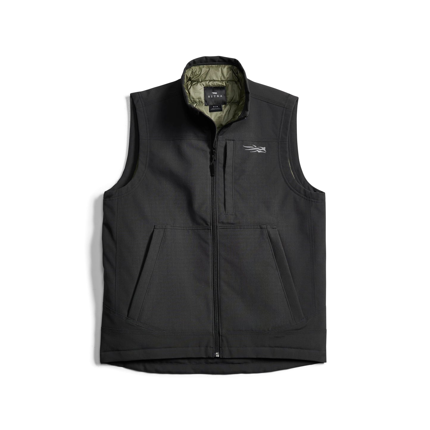 SITKA Gear Mens Grindstone Insulated Outdoor Vest Obsidian Medium