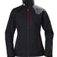Women's Crew Midlayer Waterproof Sailing Jacket - Black