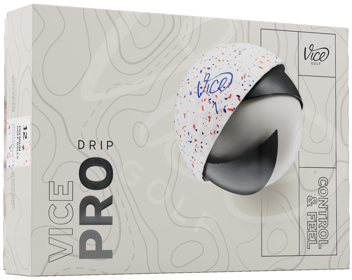 Vice Pro Golf Balls RedBlue Drip