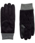 isotoner-mens-winter-gloves-gray-large-smartdri-fleece-black-l-1