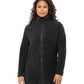 Women's High Curl Fleece Coat - Black