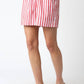 Americana - Striped Red Short Set