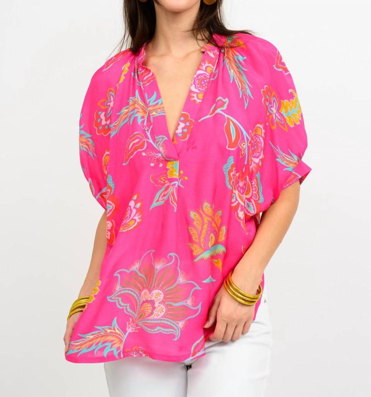 Ivy Jane - Popover Satin Dolman Top