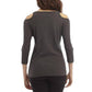 French Kyss - Leah Open Shoulder Top