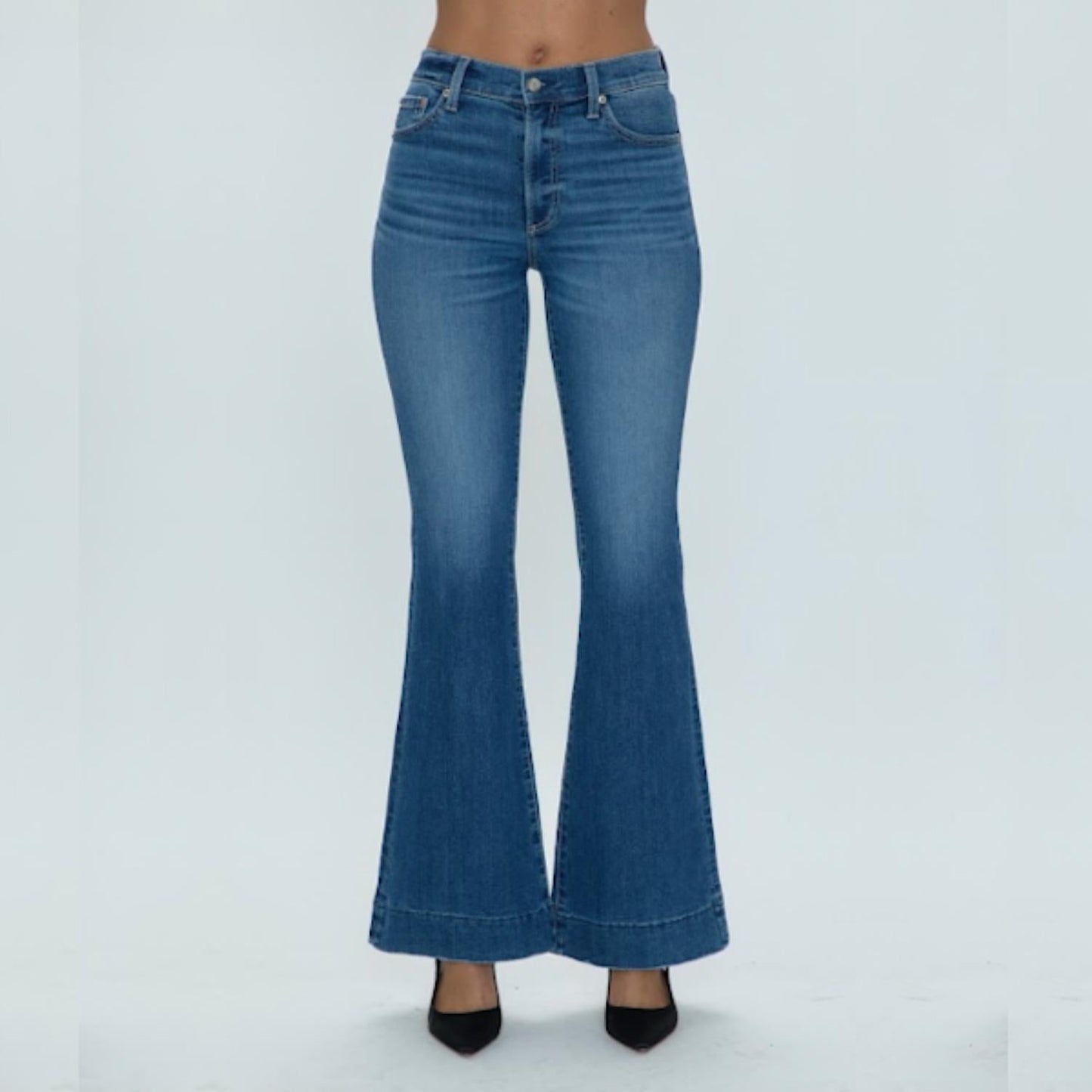 Pistola - Kinsley Mid Rise Ultra Flare Jeans