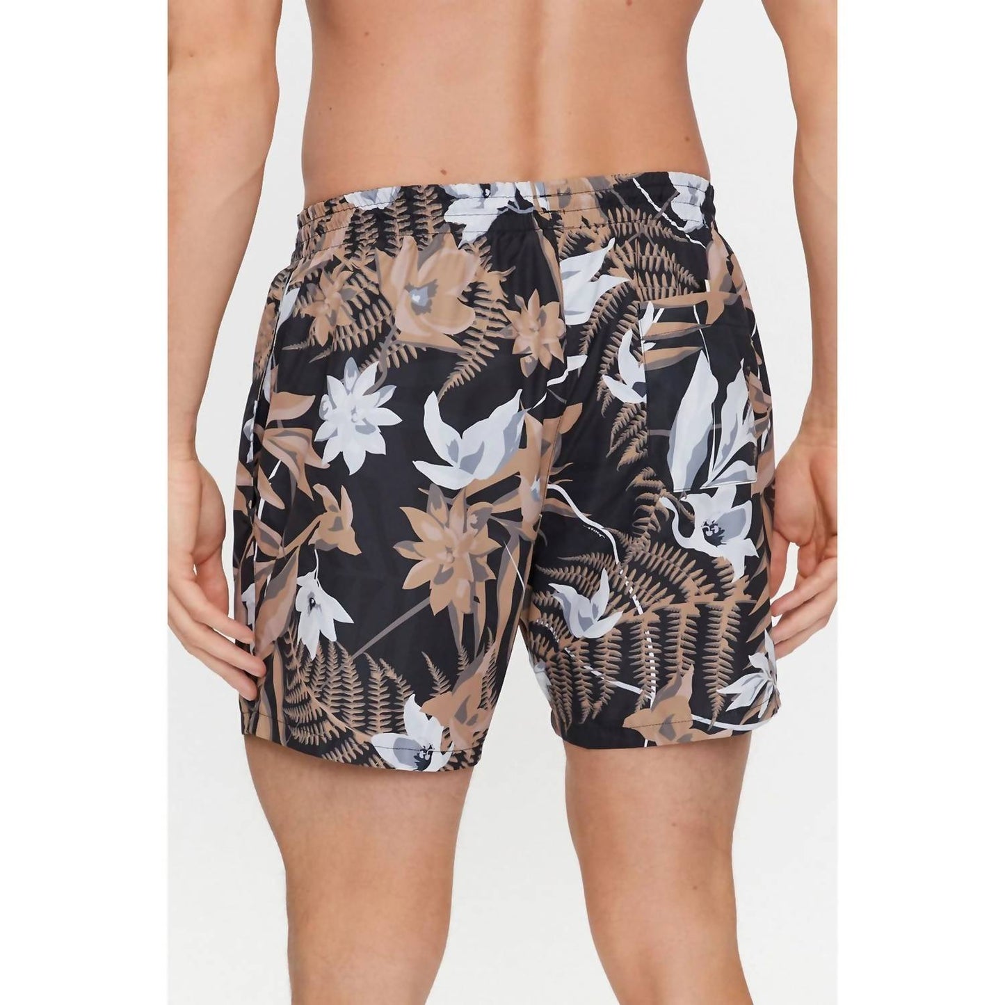 Hugo Boss - Men's Standard Piranha Tropical Print Swim Trunks