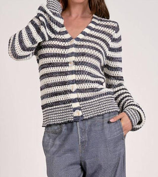 Elan - Cardigan Listrado