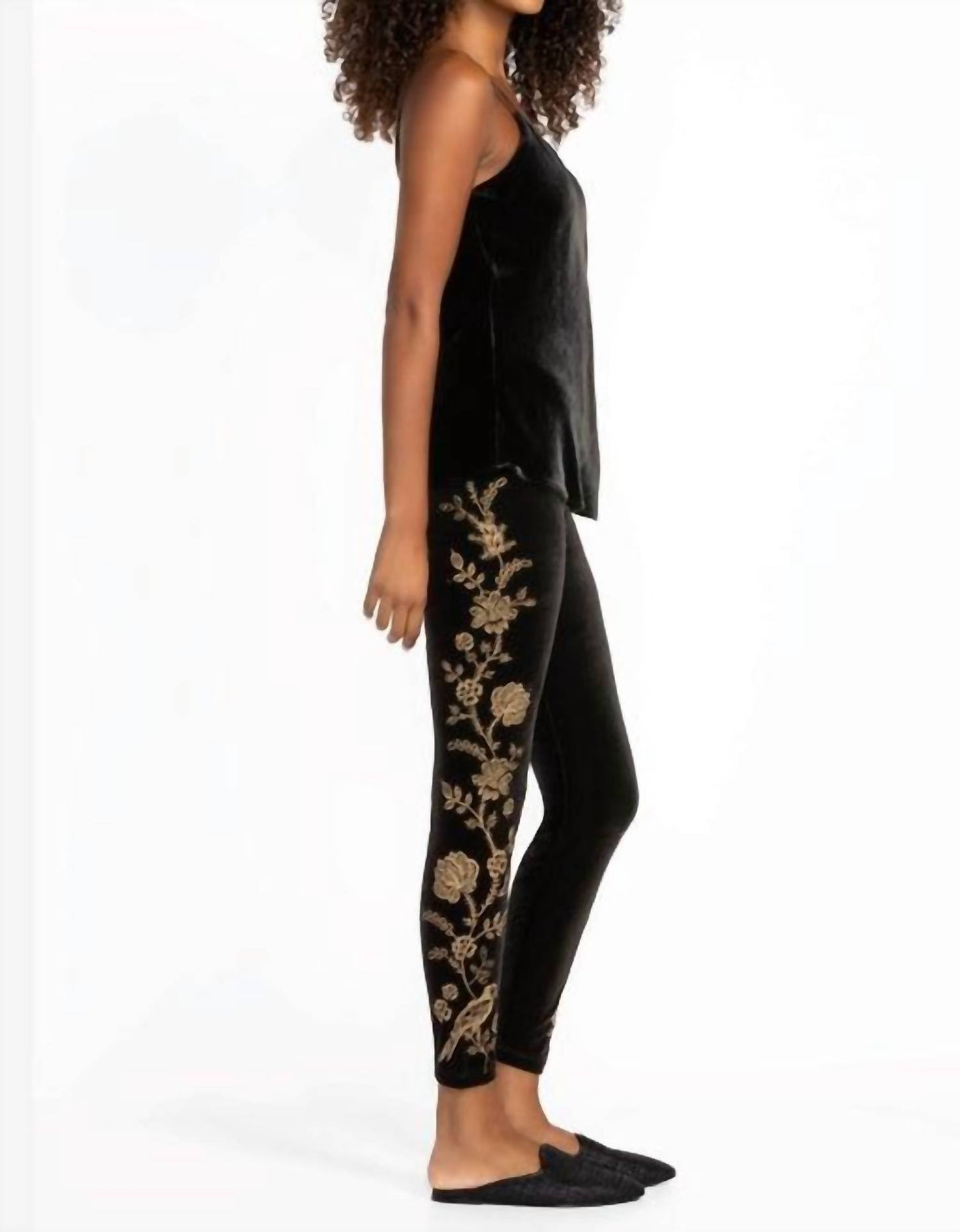 Johnny Was - STRETCH VELVET LEGGING NYOMI