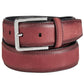 Cinto Calvin Klein Masculino em Couro Burnished Edge Vermelho Tamanho 36