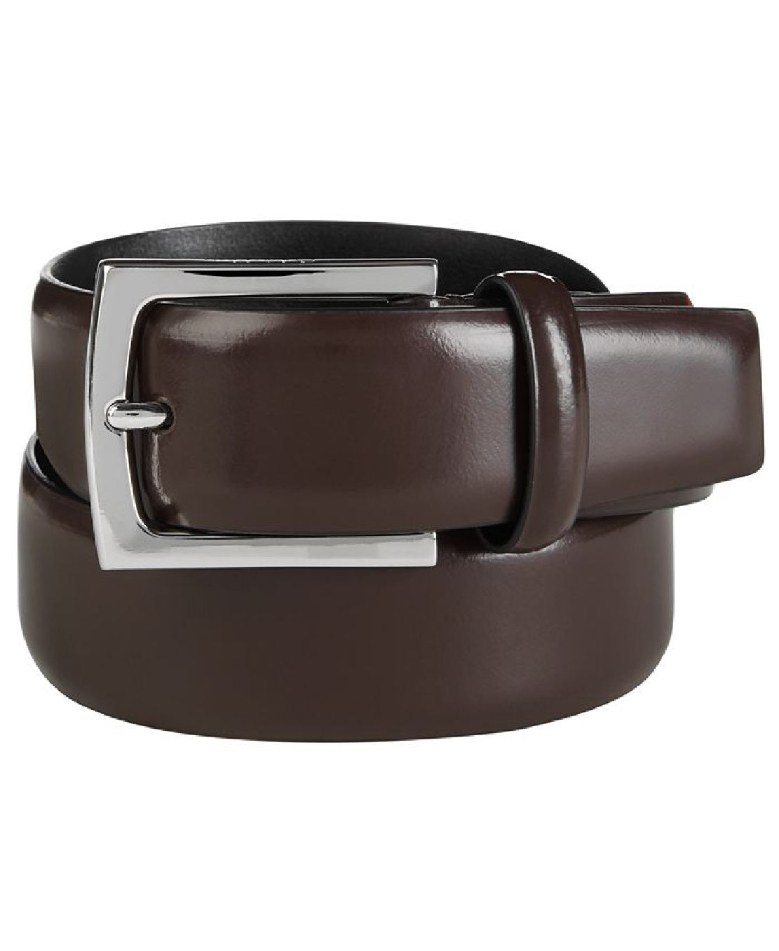 Cinto Calvin Klein Masculino Semi Shine Feather Edge Couro Vermelho Tamanho 32