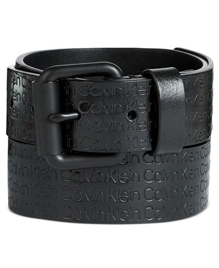 Cinto Calvin Klein Masculino com Logotipo em Relevo Preto Tamanho 38
