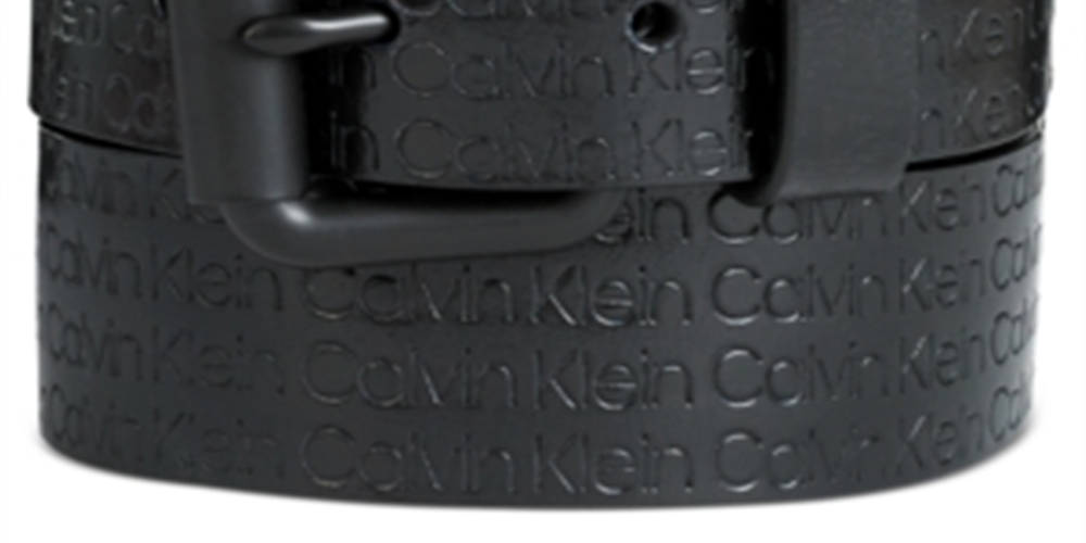 Cinto Calvin Klein Masculino com Logotipo em Relevo Preto Tamanho 38