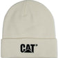 Gorro Caterpillar Masculino com Marca Registrada, Branco, Tamanho Regular