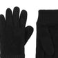 Luvas de punho de malha masculinas Calvin Klein pretas tamanho extragrande