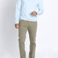Jachs New York - Cotton Modal Blend Long Sleeve Henley Shirt