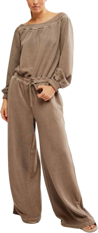 Free People - Macacão One To Beat Slouch Fit