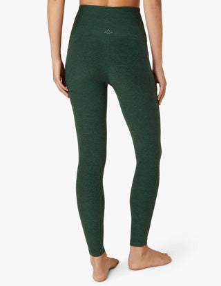 Além do Yoga - Legging Midi de Cintura Alta Spacedye Out of Pocket