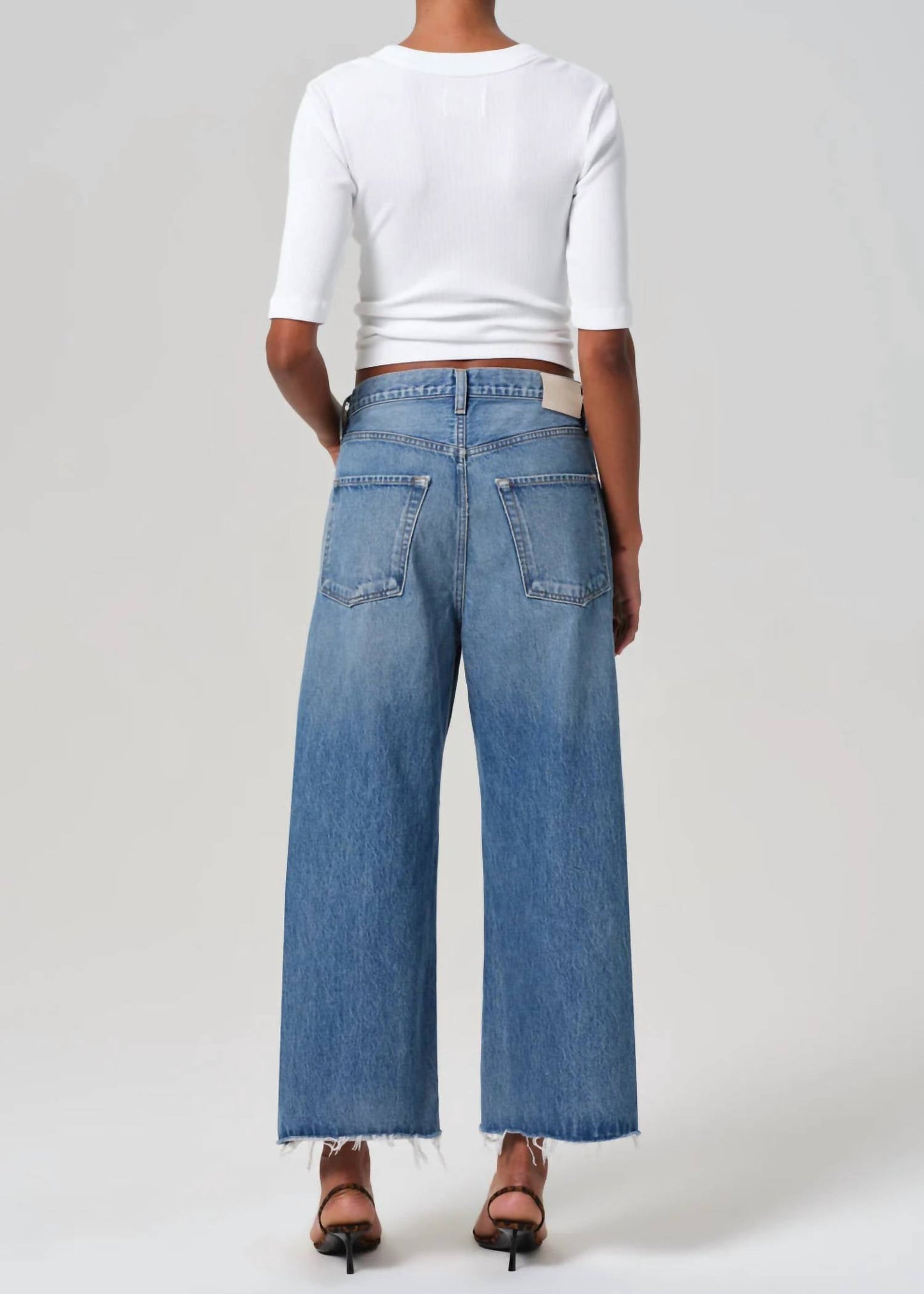Citizens Of Humanity - Ayla Raw Hem Crop Jeans