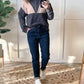 Judy Blue - High Waist Denim Cuffed Jogger