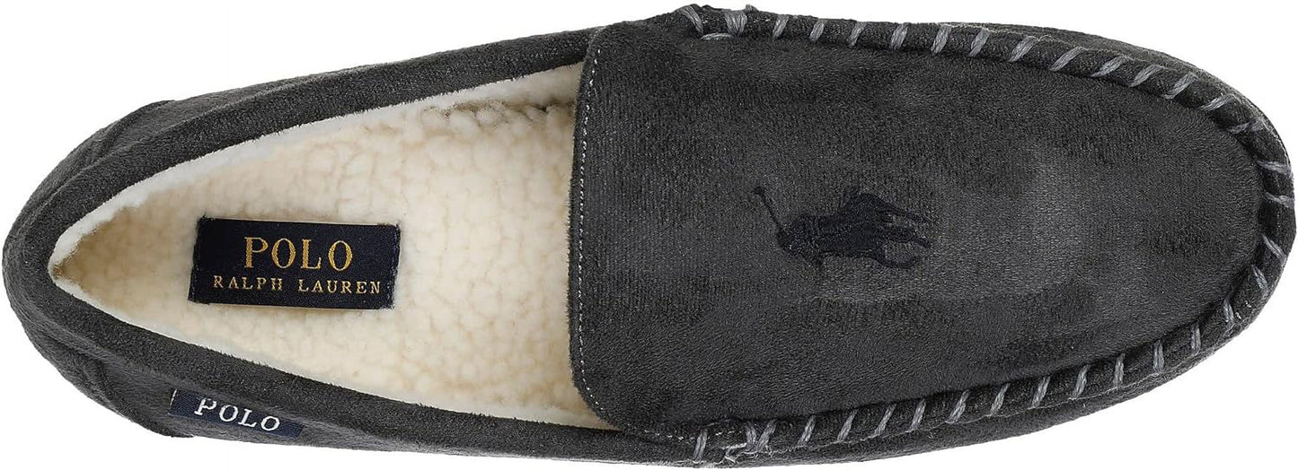 Ralph Lauren Declan Mocassim Masculino Cinza Tamanho 9 M