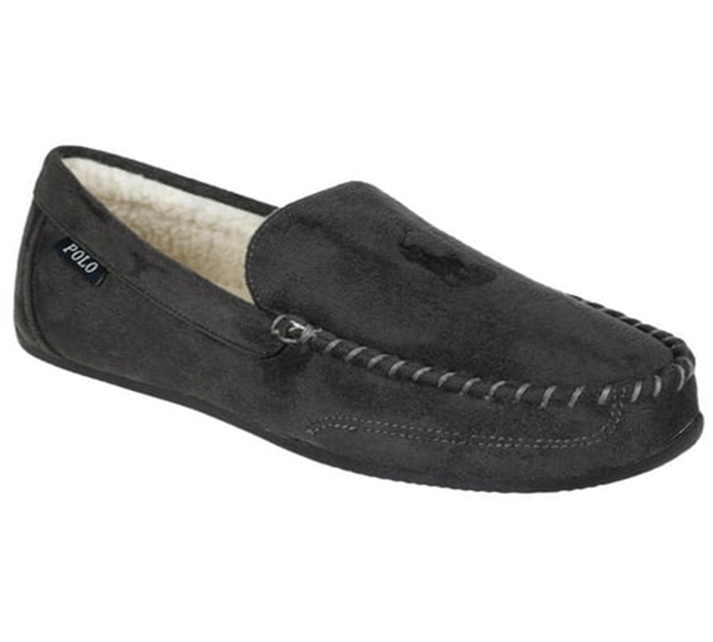 Ralph Lauren Declan Mocassim Masculino Cinza Tamanho 9 M