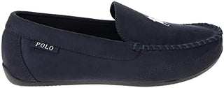 Ralph Lauren Masculino Declan Xadrez Mocassim House POLO Pantufa Azul Tamanho 12