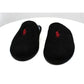 Ralph Lauren Klarence Scuff Pantufa Masculina Preta Tamanho 10 M