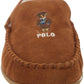 Chinelo mocassim Ralph Lauren Collins Bear Memory Foam Masculino Marrom