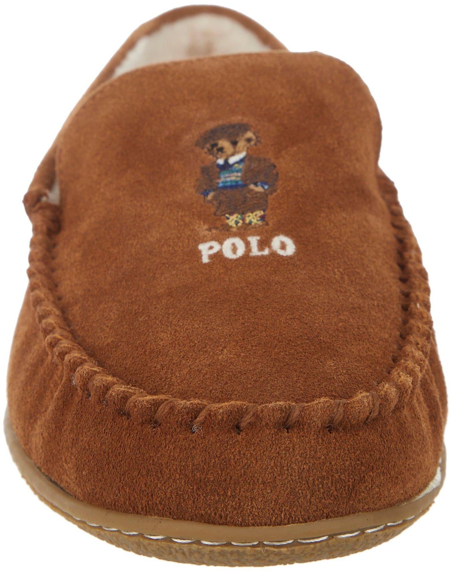 Chinelo mocassim Ralph Lauren Collins Bear Memory Foam Masculino Marrom