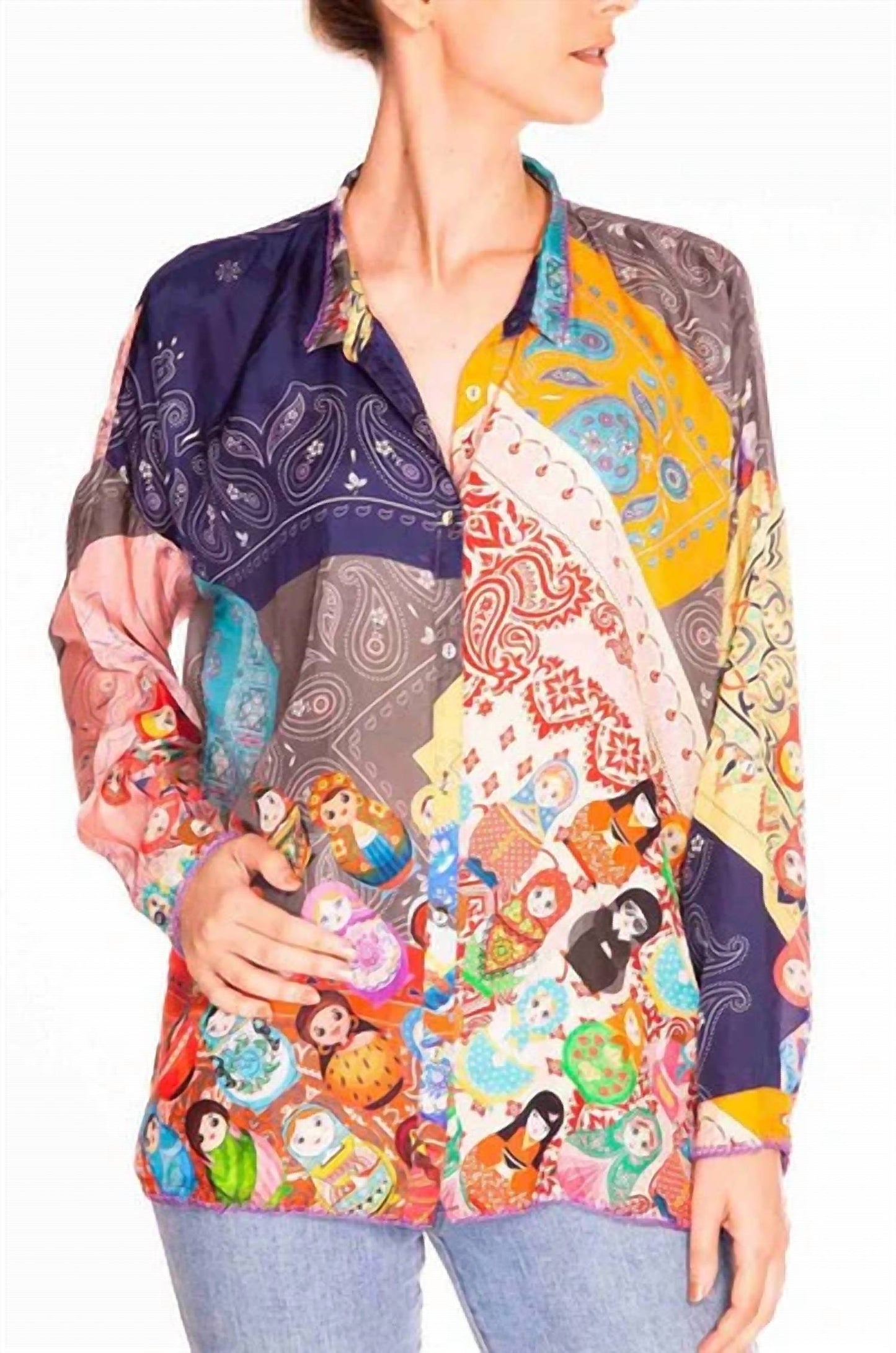 Johnny Was - Matryoshka Adelaide Blouse