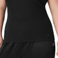 Camiseta regata feminina Fila Higher Power preta tamanho 2X