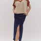 Entro - Rachele Short Sleeve V-neck Knit Top