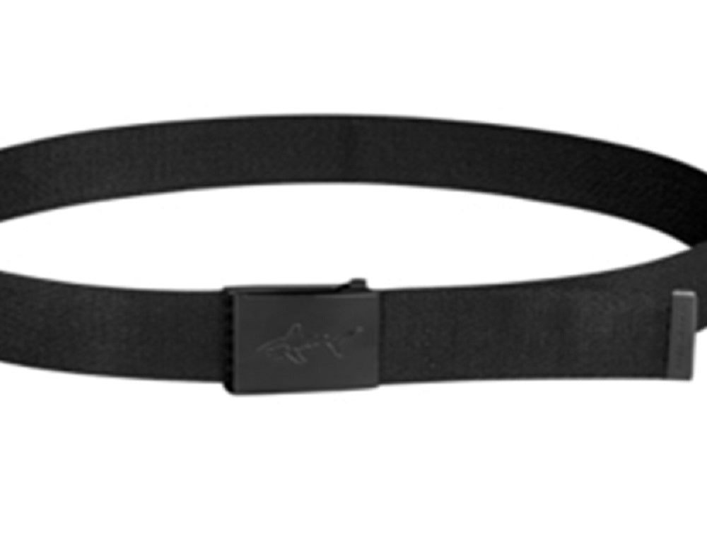 Cinto ajustável de tecido Attack Life By Greg Norman para homens, preto, tamanho 38