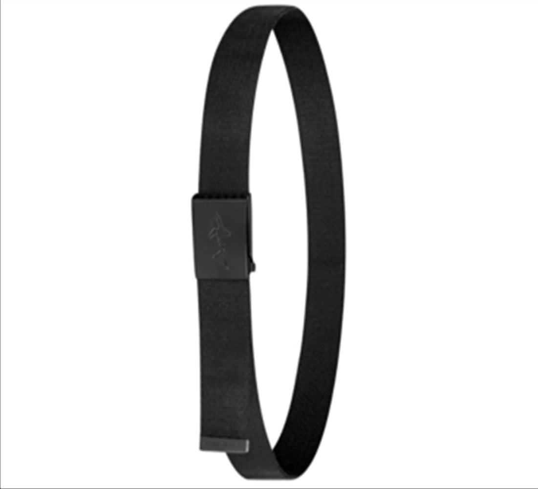 Cinto ajustável de tecido Attack Life By Greg Norman para homens, preto, tamanho 38