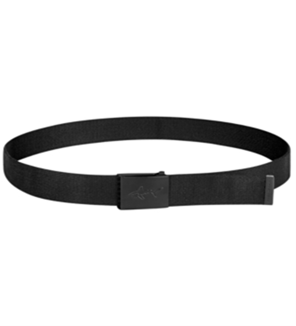 Cinto ajustável de tecido Attack Life By Greg Norman para homens, preto, tamanho 38